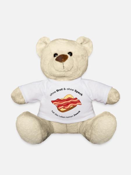 Ohne Brot und Ohne Speck - Teddy - Weiß