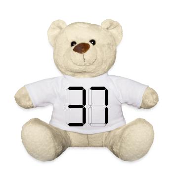 NUMÉRO 37 Trente-sept cadeaux numériques - Nounours - blanc - Devant