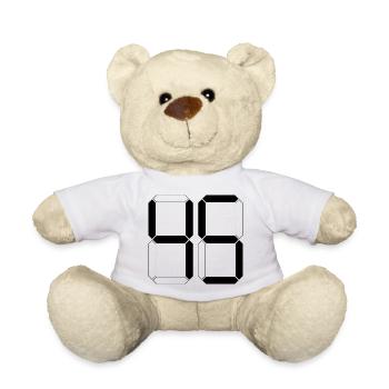 NUMÉRO 45 Quarante-cinq Cadeaux Numériques - Nounours - blanc - Devant