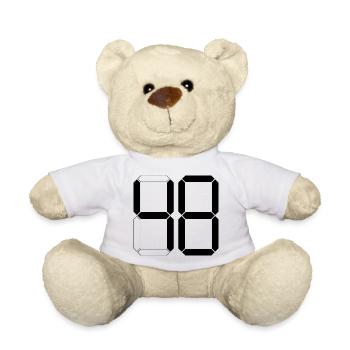NUMÉRO 48 Quarante-huit Cadeaux Numériques - Nounours - blanc - Devant