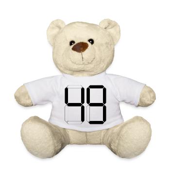 NUMÉRO 49 Quarante-neuf Cadeaux Numériques - Nounours - blanc - Devant