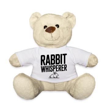 Le Chuchoteur de Lapins - Nounours - blanc - Devant