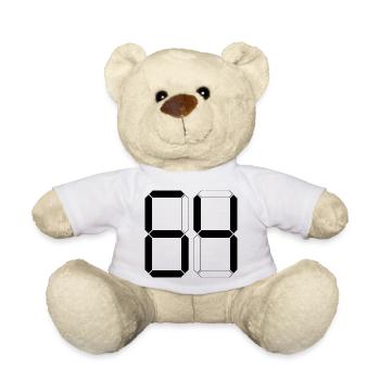 NUMÉRO 64 Soixante-quatre Cadeaux Numériques - Nounours - blanc - Devant