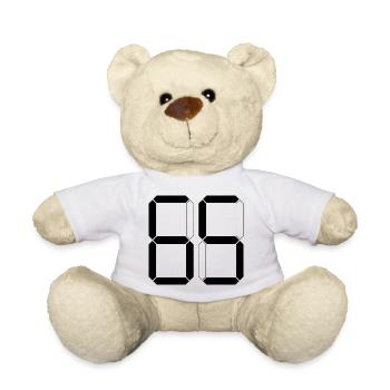 NUMÉRO 65 Soixante-cinq Cadeaux Numériques - Nounours - blanc - Devant