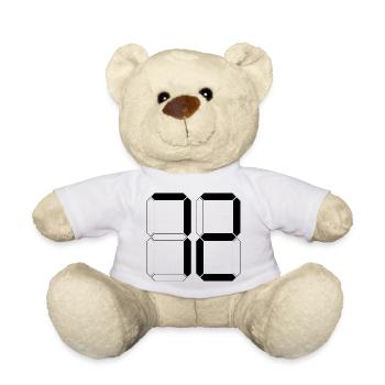 NUMÉRO 72 Soixante-douze Cadeaux Numériques - Nounours - blanc - Devant