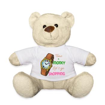 Shopping Adventure - Teddy Bear - white - Front