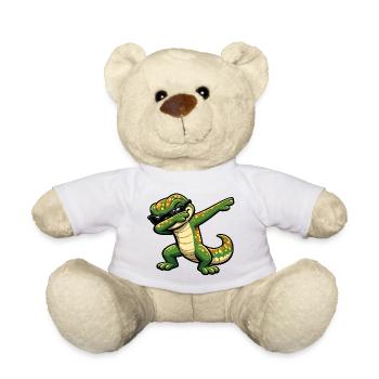Dabbing Gecko - Teddy - Weiß - Vorne