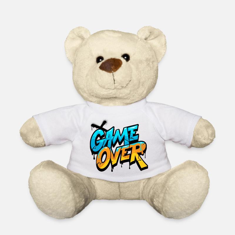 Game Over Graffiti Glow - Teddy - Weiß