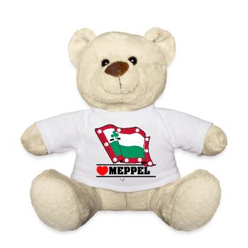 J’adore Meppel – Édition Meppeldag - Nounours - blanc - Devant