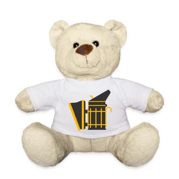 Beekeeper Smoker Smoking Device Beekeeping Beekeeping - Teddy Bear - white - Front