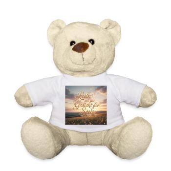 Liebe ist Gedicht der Seele - Teddy - Weiß - Vorne