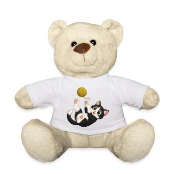 Des jeux de chaton - Nounours - blanc - Devant