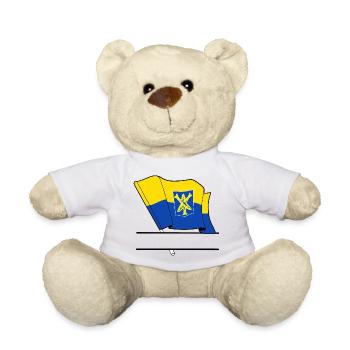 Bannière personnalisée de Zandvoort - Nounours - blanc - Devant