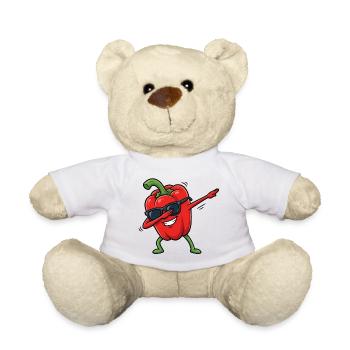Tamponnement des piments - Nounours - blanc - Devant