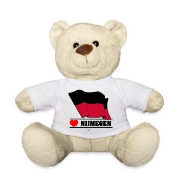Ich liebe Nijmegen - Teddy - Weiß - Vorne