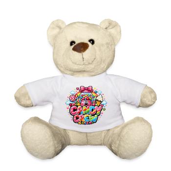 Candy Crew Bonbons Kawaii Illustration - Teddy - Weiß - Vorne