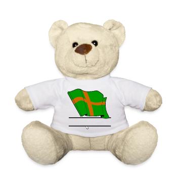 Coutume du drapeau de marche de Nimègue - Nounours - blanc - Devant