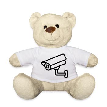 Surveillance camera - Teddy Bear - white - Front