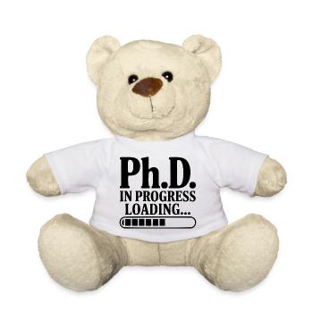 Ph.D. Lädt im Gange... - Teddy - Weiß - Vorne