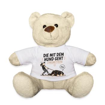 Berner Sennenhund Spruch Hundehalterin Humor - Teddy - Weiß - Vorne