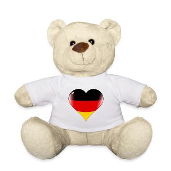 ALLEMAGNE ALLEMAGNE EUROPE FAN DE SPORT ALLEMAND - Nounours - blanc - Devant