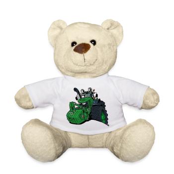 1531_crazy_horns - Teddy Bear - white - Front