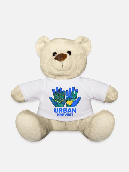 Urban Harvest Hands City Garden - Teddy Bear - white