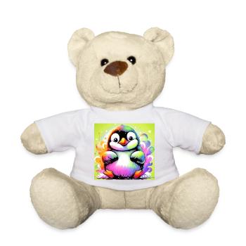 penguin - Teddy Bear - white - Front
