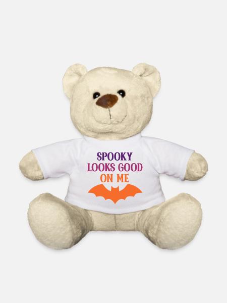 Spooky steht mir gut am Bat-Tee - Teddy - Weiß