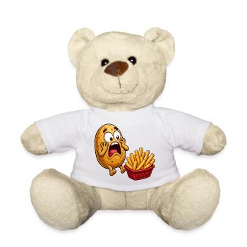 Potato Preparation French Fries Funny Fries - Teddy Bear - white - Front