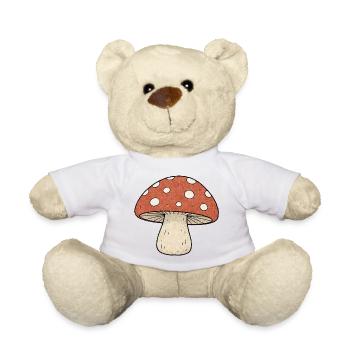 PETITS ACTIVISTES | Champignon - Nounours - blanc - Devant