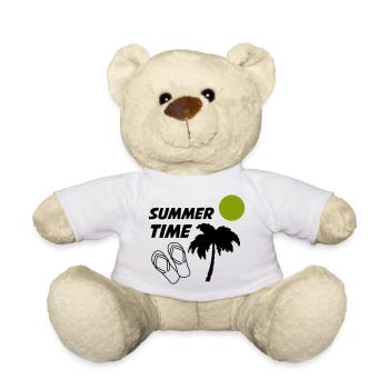 Summertime - Teddy Bear - white - Front