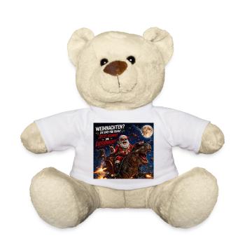 Liefernacht Weihnachtsmann Dino Humor Spruch Wild - Teddy - Weiß - Vorne