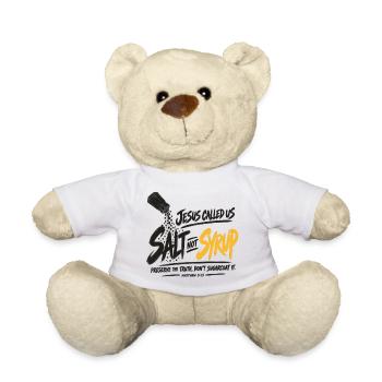 Graffiti-Skript-Burst-Logo - Teddy - Weiß - Vorne