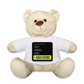 Schwierigkeitsgrad: Leicht, Normal, schweres Erwachsenenalter, - Teddy - Weiß - Vorne
