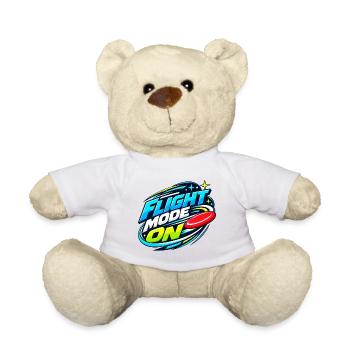 Flugmodus Aktiv - Teddy - Weiß - Vorne