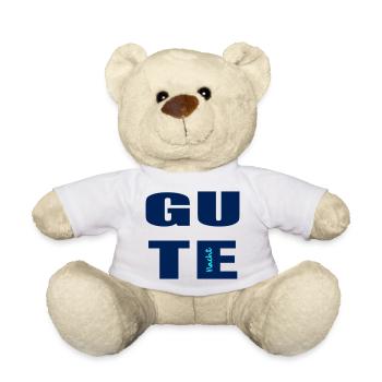 Gute Nacht - Teddy - Weiß - Vorne
