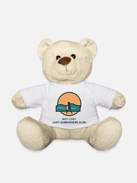 Not Lost Just Somewhere Else - Teddy - Weiß