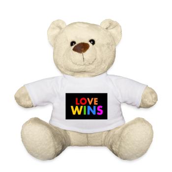 Love wins - Nounours - blanc - Devant