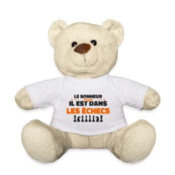 Le Bonheur Existe il Est Dans Les Échecs - Nounours - blanc - Devant