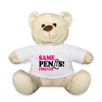 Same penis forever - Nounours - blanc - Devant