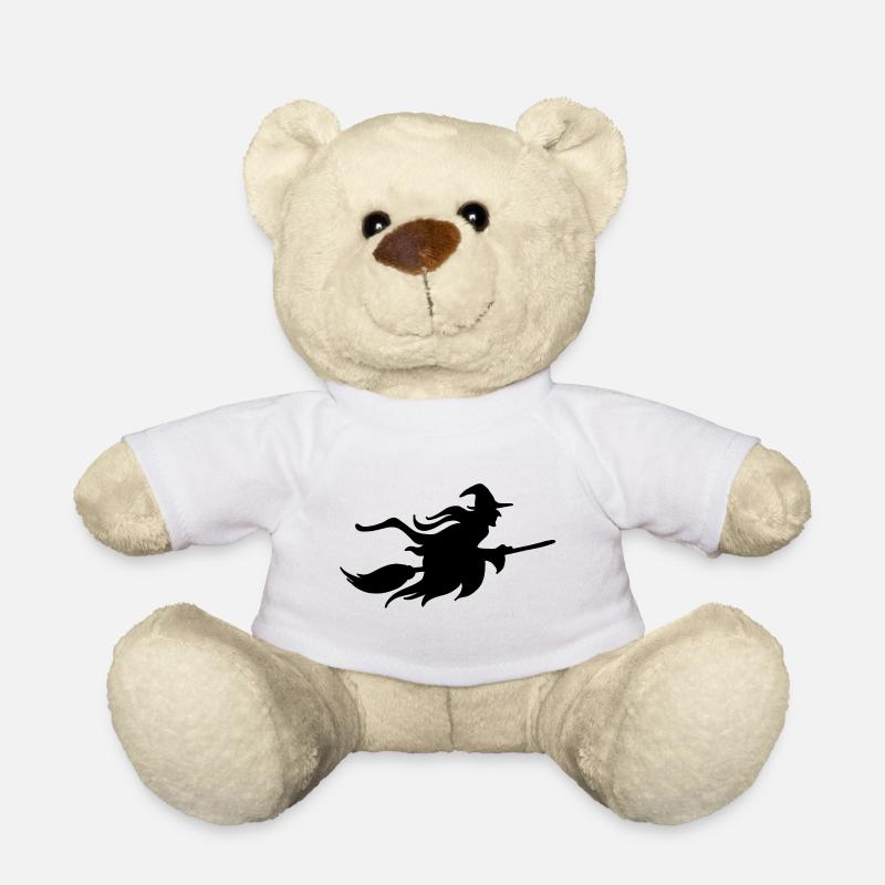 Hexe - Teddy - Weiß