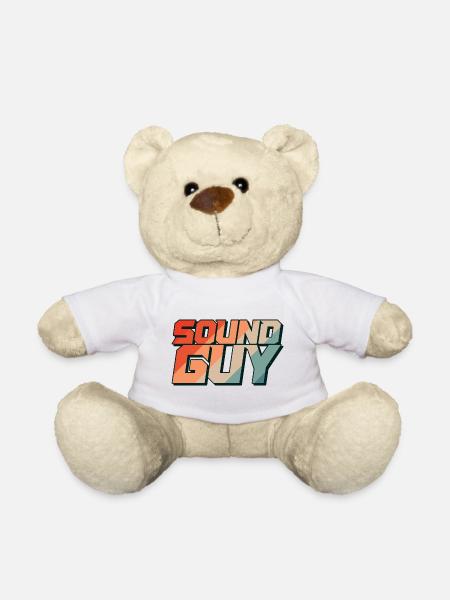 Tontechniker Veranstaltungstechnik Audiotechniker - Teddy - Weiß