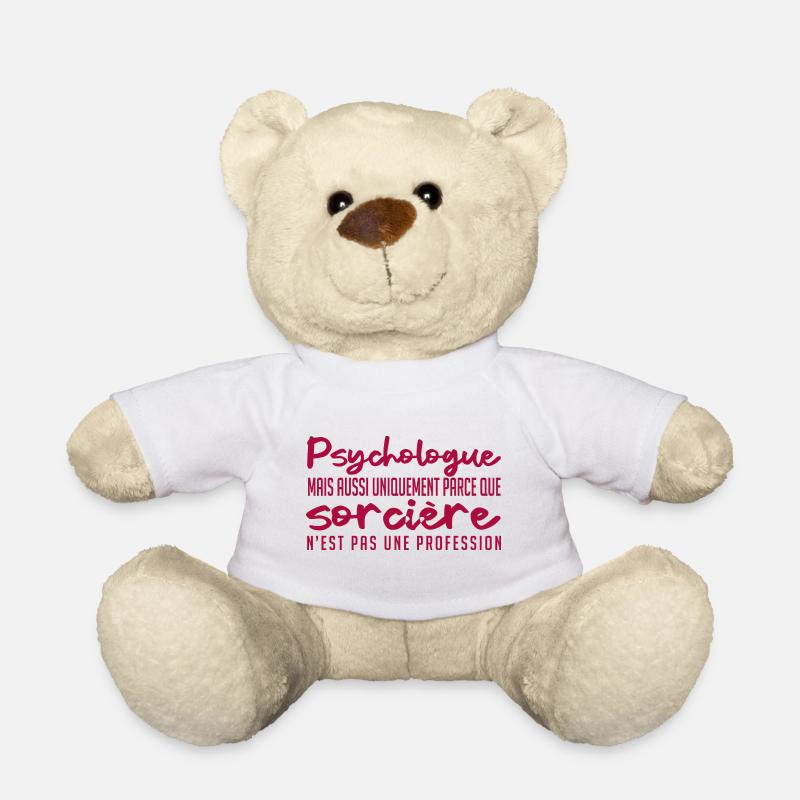 Psychologue Sorcière - Nounours - blanc