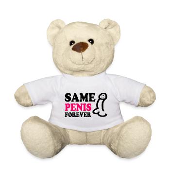 Same penis forever - Nounours - blanc - Devant