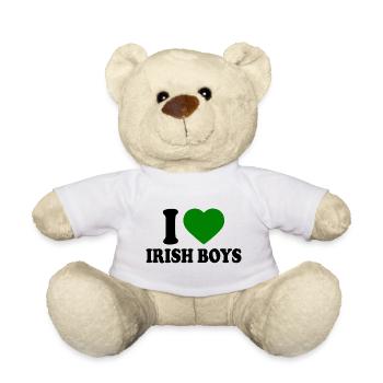 I love irish boys - Nounours - blanc - Devant