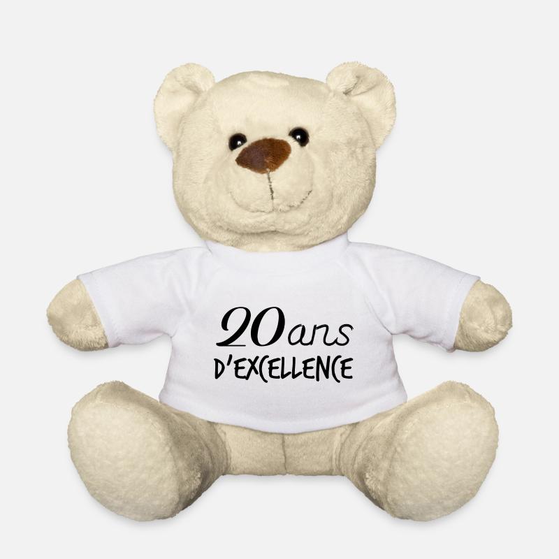 Anniversaire 20 ans d’excellence - Nounours - blanc