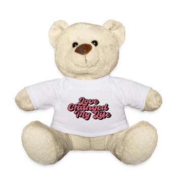 Liebe hat mein Leben verändert - Teddy - Weiß - Vorne