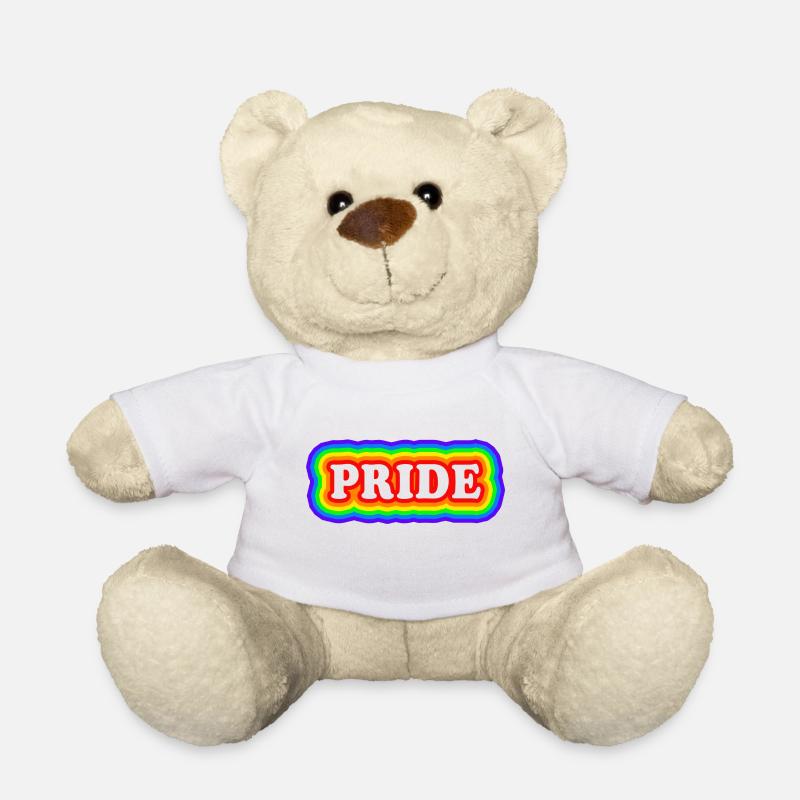 Retro Hippie STOLZ - Teddy - Weiß
