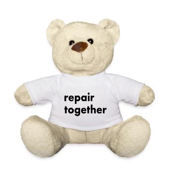Repair together - Teddy Bear - white - Front
